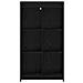 Libreria Rovere Nero 59 x 30 x 111 cm Legno ingegnerizzato - Foto miniatura 3