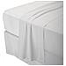 Completo Letto 4 Pezzi Bianco 150x190 cm 100% Cotone 150 Fili - Foto miniatura 2