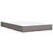 Letto box spring con materasso Tortora 120 x 200 cm Tessuto - Foto miniatura 5