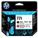CE017a Testina di Stampa Originale Ink Originale 771 Nera Opaco Rosso per HP DesignJet Z6200 42 Z6200 60 - Foto miniatura 1
