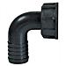 PRRAC1X25C Raccordo Scanalato Gomito Plastica 1" / 25 - Foto miniatura 1