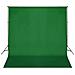 Fondale in Cotone Verde senza Supporto 300x300 cm per Croma Key - Foto miniatura 1