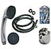 Duplex doccia monogetto nero- flessibile cm. 150 pvc - Foto miniatura 1