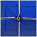 Gazebo Professionale Pieghevole Alluminio 6x3 m Blu - Foto miniatura 2