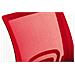 Sedia Cantilever con Braccioli Eureka I Sedia Visitatore Ufficio in Rete Traspirante I Sedia A Sbalzo per Sale Attesa E Conferenze Rosso - Foto miniatura 5