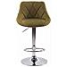 2X Sgabelli Design Lazio in Tessuto - Sedie Cucina Girevoli e Regolabili (83-104 cm) con Poggiapiedi I Sgabelli Bar Imbottiti (2 Pezzi) Verde - Foto miniatura 2