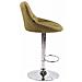 2X Sgabelli Design Lazio in Tessuto - Sedie Cucina Girevoli e Regolabili (83-104 cm) con Poggiapiedi I Sgabelli Bar Imbottiti (2 Pezzi) Verde - Foto miniatura 3