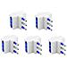 5 X Adattatore Tripla Spina 2 Presa Bipasso 16a / 10a + Presa Bipasso Universale - Foto miniatura 3