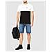 Colorblock Tee T-shirt, Multicolore (nero / bianco Y28), Medium Uomo - Foto miniatura 3