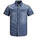 Camicia Di Jeans Blu Medio Da Uomo - Foto miniatura 1