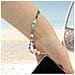 Bracciale Da Telefono Con Perle Multicolor E Cuori Bianchi Collezione Summer - Foto miniatura 3