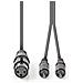 COTH15220GY30 cavo audio 3 m XLR (3-pin) 2 x RCA Grigio - Foto miniatura 3