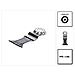 E-cut Universal Starlock Lama Da Taglio 55 X 44 Mm / Bimetal - 3 Pz. (63502223220)  - Foto miniatura 1