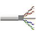 Cavo Solido Schermato Ftp Per Reti Categoria 6 Pvc Awg23 Materiale Cca Matassa Mt 305 Classe Cpr Eca Guaina Bianca - Foto miniatura 1