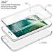 Cadorabo Custodia Compatibile Con Apple Iphone 8 Plus / 7 Plus In Transparente - 360° Full Body Copertura Protettiva - Protezione Anteriore E Posteriore, Protezione A Tutto Tondo Con Protezione Del Display - Foto miniatura 2
