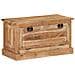 Panca con Scarpiera 85x40x45 cm in Legno Massello di Acacia - Foto miniatura 1