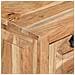 Panca con Scarpiera 85x40x45 cm in Legno Massello di Acacia - Foto miniatura 2