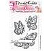 3 Timbri Trasparenti - Farfalle - 9,5 X 6,5 Cm - Foto miniatura 1