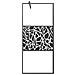 Parete Doccia Walk In 90x195cm Vetro Esg Con Design Pietre Nero - Foto miniatura 3