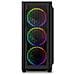 Case RGB Wave Midi Tower ATX / micro ATX / Mini-ITX 3 Porte USB 3.2 Colore Nero (Finestrato) - Foto miniatura 2