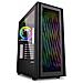 Case RGB Wave Midi Tower ATX / micro ATX / Mini-ITX 3 Porte USB 3.2 Colore Nero (Finestrato) - Foto miniatura 1