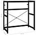Struttura per Lavabo da Bagno Nera 79x38x83 cm in Ferro - Foto miniatura 11