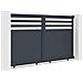 Pack Cancello Scorrevole Nevis 300c160 + 2 Montanti H. 190cm Grigio - Foto miniatura 2
