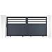Pack Cancello Scorrevole Nevis 300c160 + 2 Montanti H. 190cm Grigio - Foto miniatura 4