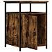 Comodino Rovere Fumo 40x42x60 Cm Legno Multistrato - Foto miniatura 4