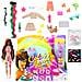Barbie Colour Reveal Bambola Totalmente Neon Fashions Con Capelli Castani Con Striature Arancioni E 25 Sorprese Incluso Cambio Colore, Regalo Per Bambini - Foto miniatura 1