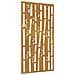 Decorazione Muro Da Giardino 105x55 Cm Bambù In Acciaio Corten - Foto miniatura 2
