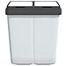 Cestino Doppio Bianco 2x25 L - Foto miniatura 3