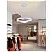 Lampadario Plafoniera Led A Onda 38 W 3 Colorazioni Luce Bianca Calda Naturale - Foto miniatura 1