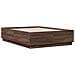 Giroletto Luci Led Rovere Marrone 135x190 Cm Legno Multistrato - Foto miniatura 3