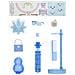 Rainbow High Winter Wonderland Doll- Skyler (Blue) - Foto miniatura 9
