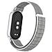 Cinturino Sportivo In Nylon Traspirante Xiaomi Mi Band 9 Grey - Foto miniatura 2