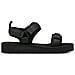 Black Casual Open Sandals Sandali Tessile Scarpe Donna Nero Eu 39, 1-28264-30 001 - Foto miniatura 1