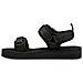 Black Casual Open Sandals Sandali Tessile Scarpe Donna Nero Eu 39, 1-28264-30 001 - Foto miniatura 3