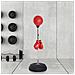 Punching Ball da Terra ad Altezza Regolabile con Guantoni da Boxe e Base Riempibile, 43x43x126-144 cm, Rosso - Foto miniatura 5