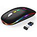 Mouse Silenzioso A Doppia Modalità: Wireless Bluetooth 5.1 Ricaricabile   B - Foto miniatura 2