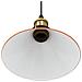 Lampada Sospensione Regolabile E27 Arancio Lucido Ø22cm Metallo - Foto miniatura 9