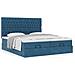 Struttura Letto Pouf con Materassi 180x200 cm Velluto - Foto miniatura 4