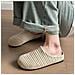 Ciabatte Donna Intrecciate A Mano In Stile Francese Con Punta Chiusa, Traspiranti, Colore Avorio, Compatibili Con Stile Estivo E Casual  L - Foto miniatura 3