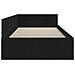 Cornice del letto ad angolo con testiera Nero 80 x 200 cm - Foto miniatura 6