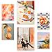 Set Di 6 Stampe Dalla Finestra In Set Mix Di Dipinti Decorativi Estetici Per Il Tuo Soggiorno, Camera Da Letto, Casa A3 & A4 Senza Cornice - Foto miniatura 1