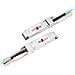 PX-QSFP+BOA-00001-CI1 cavo InfiniBand e in fibra ottica 1 m 4x SFP+ Colore acqua - Foto miniatura 1