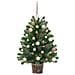 Albero di Natale artificiale con 150 LED Verde 95 cm PE e PVC - Foto miniatura 4