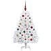Albero di Natale Artificiale con Rami Pieghevoli Bianco 120 cm - Foto miniatura 3