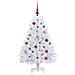 Albero di Natale Artificiale con Rami Pieghevoli Bianco 120 cm - Foto miniatura 5