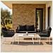 Set Divano Tavolo E 2 Poltrone Grigio 90x50x40, 58x65x84, 117x65x84 - Foto miniatura 2